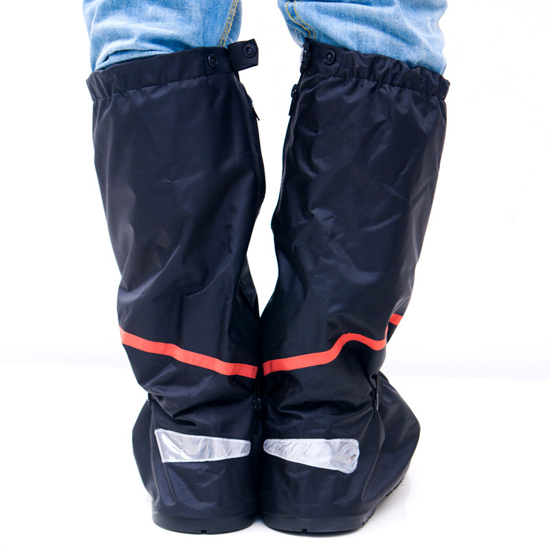Cross-Border Yuyisi High-Grade Nylon Oxford Cloth Men&#039;s and Women&#039;s Flat Shoes Waterproof Overshoe Waterproof Shoe Cover Anti-Slip Thickened Bottom