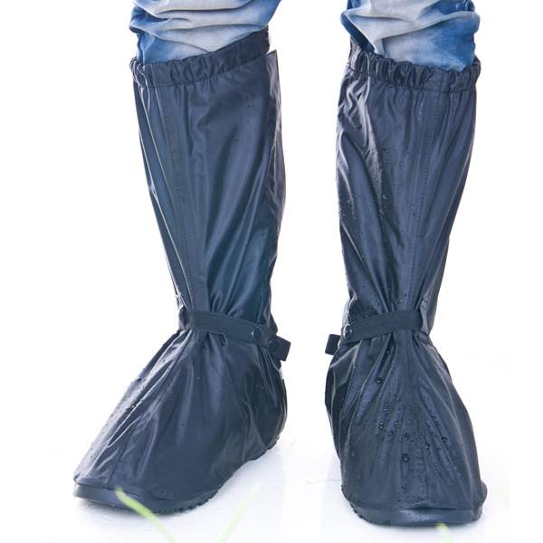Oxford Cloth High-Top Waterproof Overshoe Waterproof Men&#039;s and Women&#039;s Outdoor Motorbike Thick Non-Slip Shoe Cover Bottom