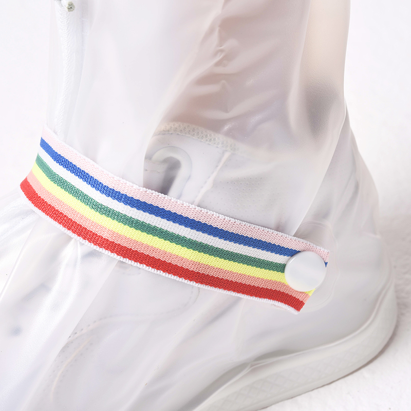 Waterproof Shoe Cover Shoe Cover Rainproof Protective High Tube Thick Non-Slip Wear-Resistant Foot Sleeve Silicone Rain Boots Rain Boots