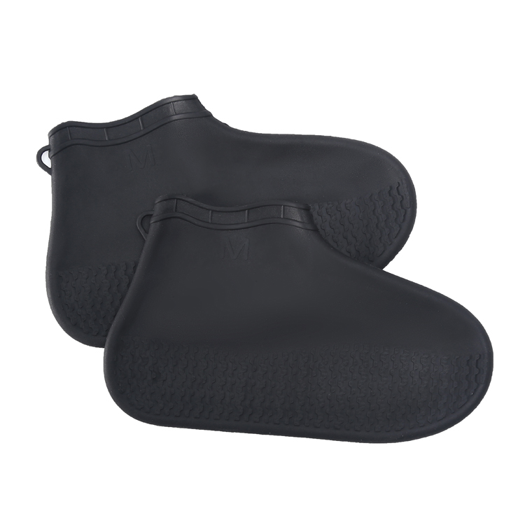 Shoe Cover Waterproof Non-Slip Student Rubber Shoe Cover Rain Boots Female Outdoor Rainy Day Waterproof Foot Cover Silicone Rain Boots Cover Student