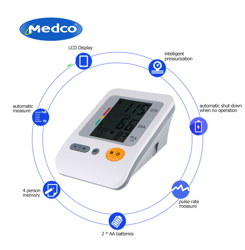 Electronic Sphygmomanometer Arm Sphygmomanometer 103H Export Hot Sale