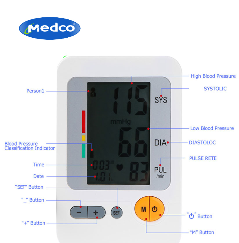 Electronic Sphygmomanometer Arm Sphygmomanometer 103H Export Hot Sale