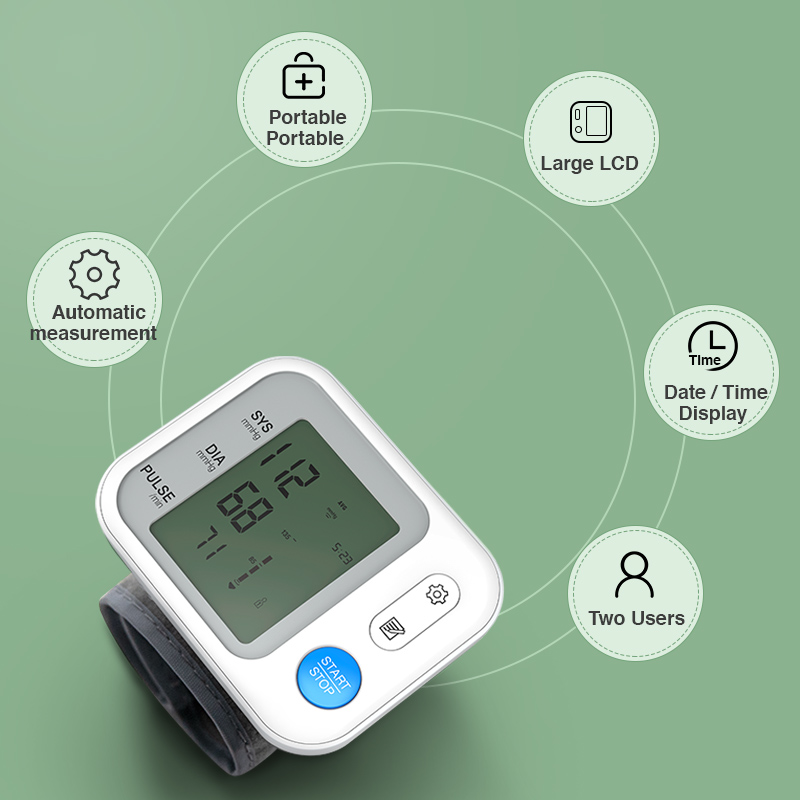 SOURCE Factory Direct Sales English Electronic Sphygmomanometer Detector Foreign Trade E-Commerce in Stock Wholesale