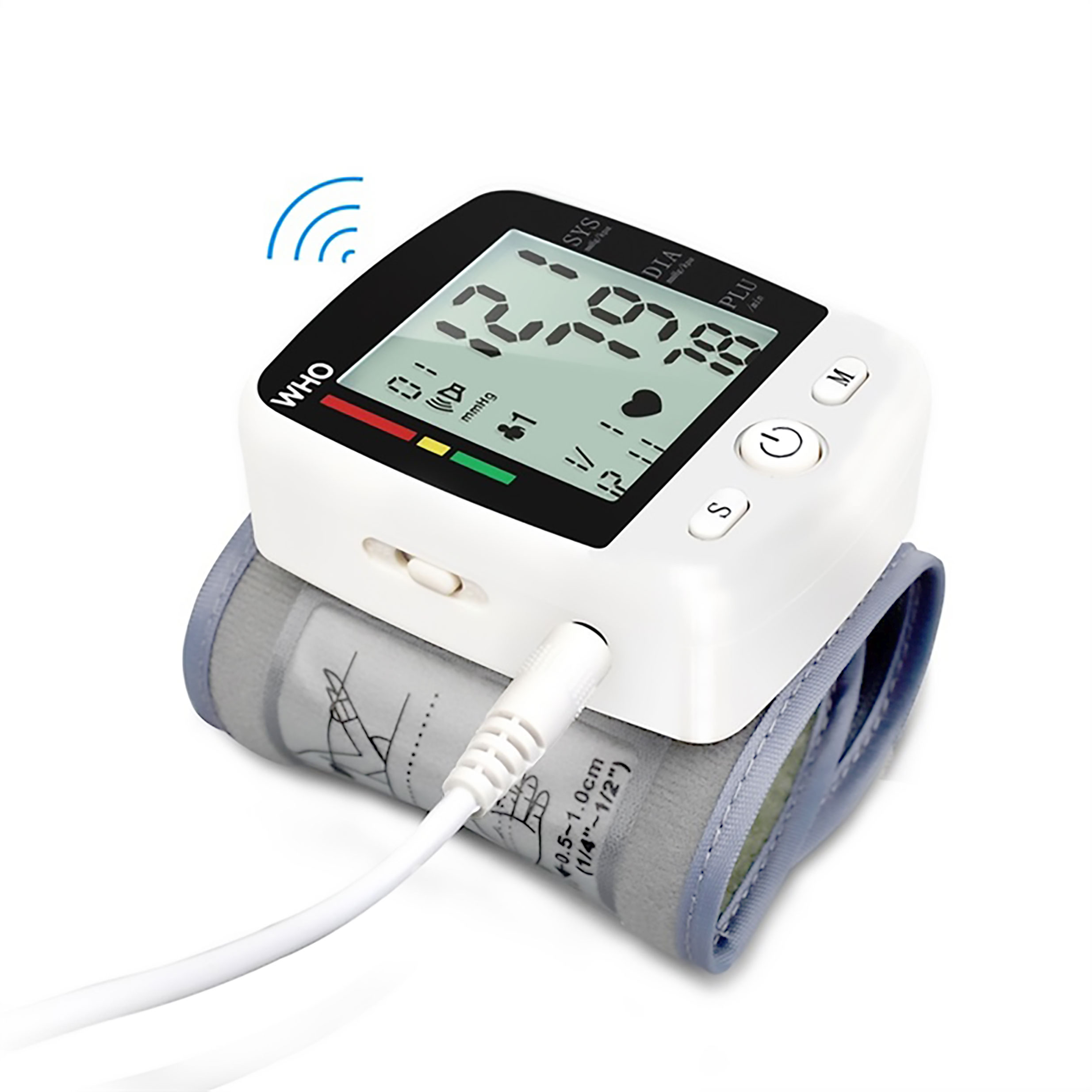 SOURCE Factory Direct Sales English Electronic Sphygmomanometer Foreign Trade E-Commerce in Stock Wholesale