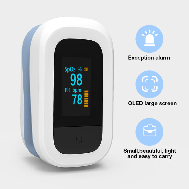 SOURCE Factory Direct Sales Hand-Hold Pulse Oximeter Finger Foreign Trade E-Commerce Oximeter in Stock Wholesale