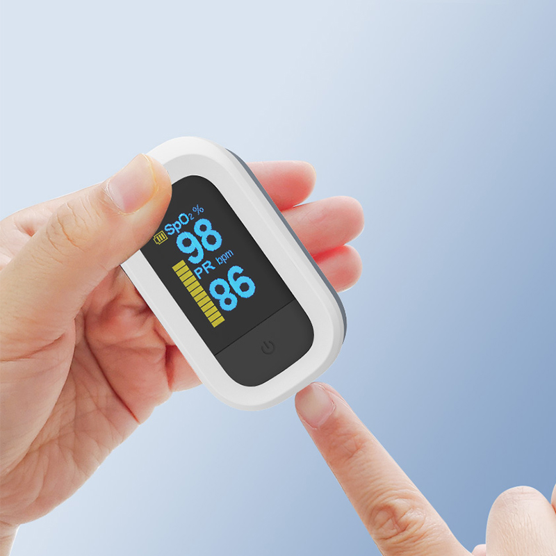 SOURCE Factory Direct Sales Hand-Hold Pulse Oximeter Finger Foreign Trade E-Commerce Oximeter in Stock Wholesale