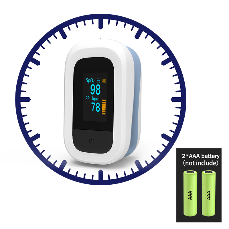 SOURCE Factory Direct Sales Hand-Hold Pulse Oximeter Finger Foreign Trade E-Commerce Oximeter in Stock Wholesale