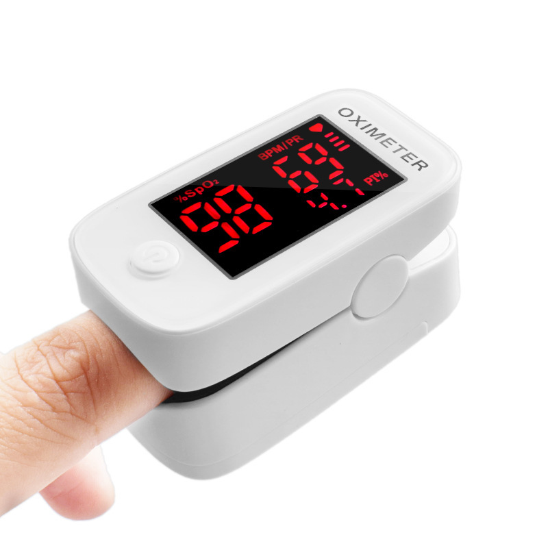 [Exclusive for Cross-Border] Foreign Trade Wholesale Finger Clip Oximeter Pulse Led1.5-Inch Display Blood Oxygen Machine