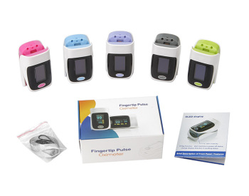 Finger Pulse Oximeter blood oxygen saturation monitoring instrument monitoring meter finger clip heart rate