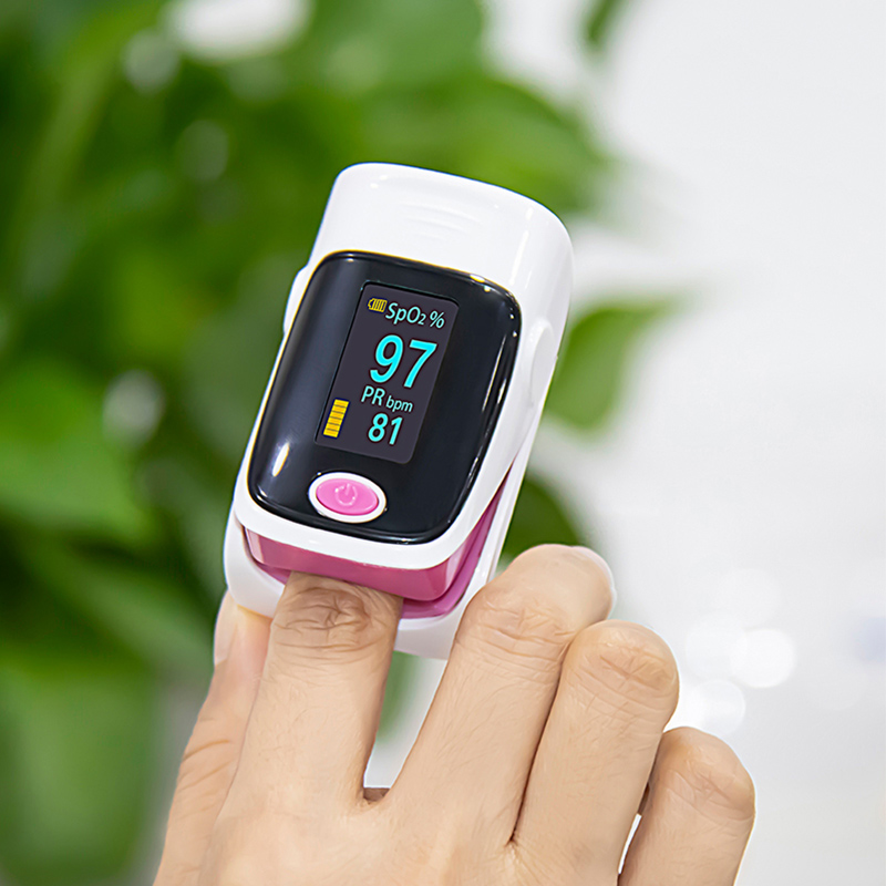 SOURCE Factory Direct Sales Hand-Hold Pulse Oximeter Foreign Trade E-Commerce Oximeter in Stock Wholesale