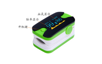 Oximeter measured heart rate heart finger fingers medical saturation detection monitoring blood oxygen meter pulse pulse