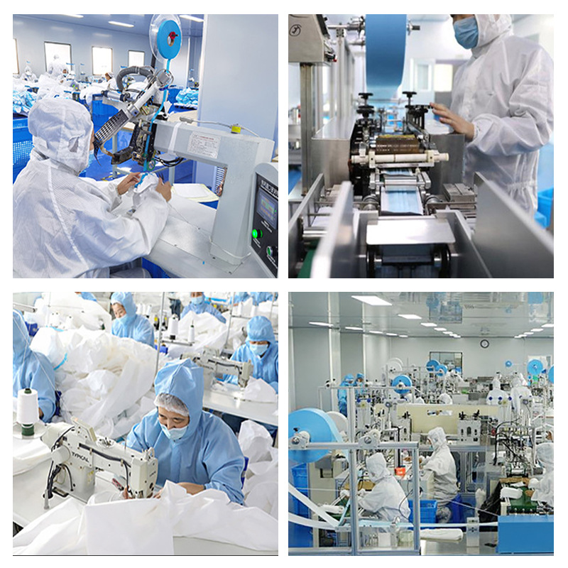 Isolation Clothing Hooded Non-Woven Fabric Isolation Suit Industrial Splash-Proof Protective Clothing Dustproof Clothes