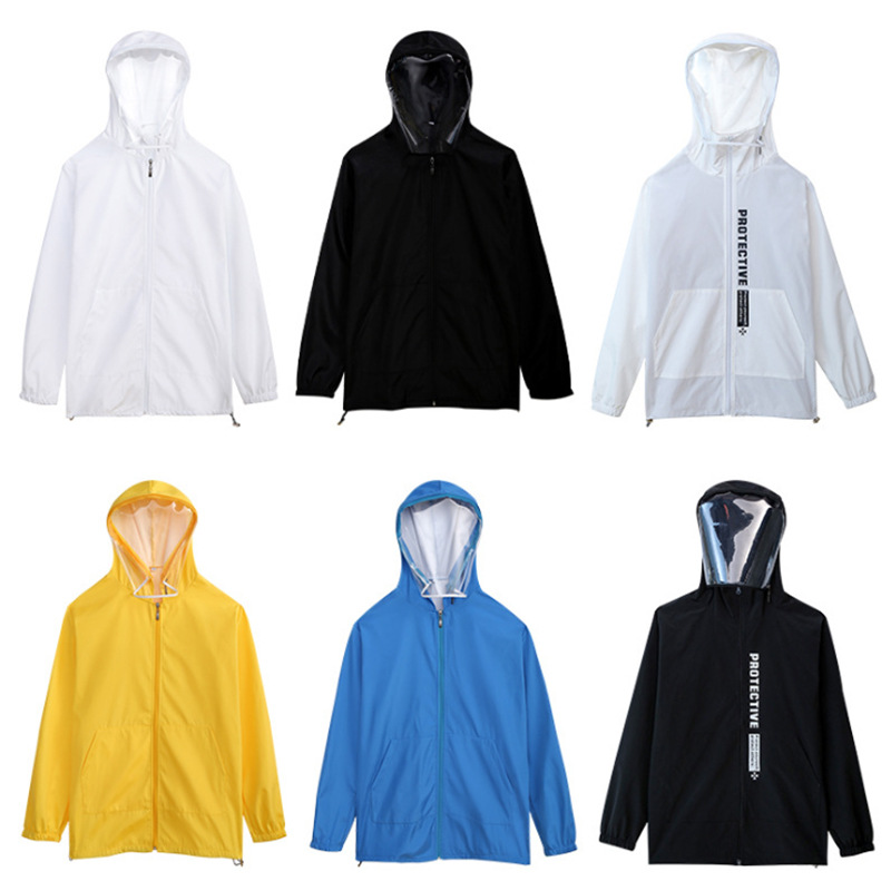 Isolation Clothing  Coveralls Lightweight Dustproof Clothes Sun Protection Clothing Removable Anti-Epidemic Clothing