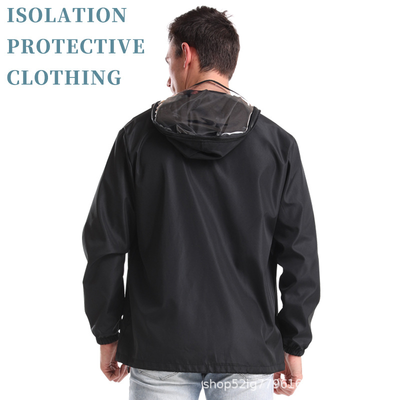 Isolation Clothing  Coveralls Lightweight Dustproof Clothes Sun Protection Clothing Removable Anti-Epidemic Clothing