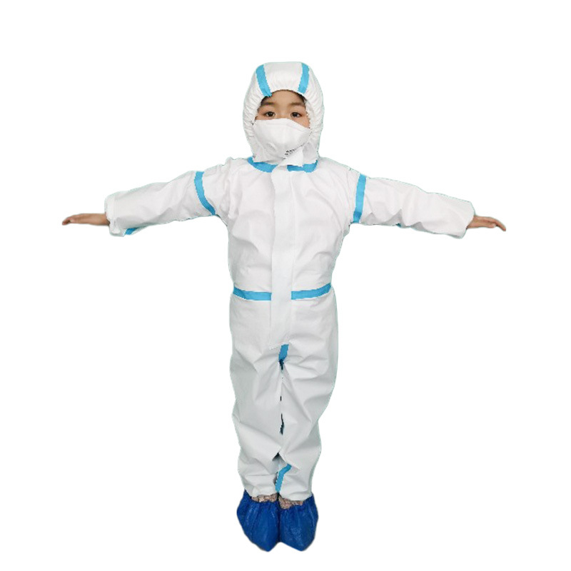 Isolation Clothing  Coverall Hooded Disposable Protective Coveralls Epidemic Prevention Laboratory