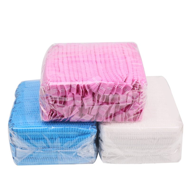 Thickened Bar Cap Disposable Non-Woven Fabric Cap Bar Cap Head Cover Mesh Cap Protective Caps Dust Protection Cap Quantity Discounts