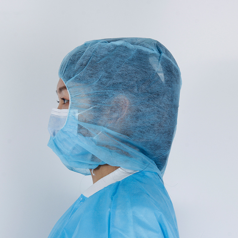 Non-woven head cap Coverage Non-Woven Dunce Cap Dustproof Anti-Hair Drop Isolation Protective Caps Space Helmet