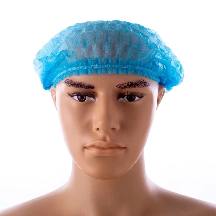 Non-woven head cap  Dust Bar Cap Restaurant Kitchen Nurse Hat Dust-Free Workshop Head Cover Beauty Salon Head Cover