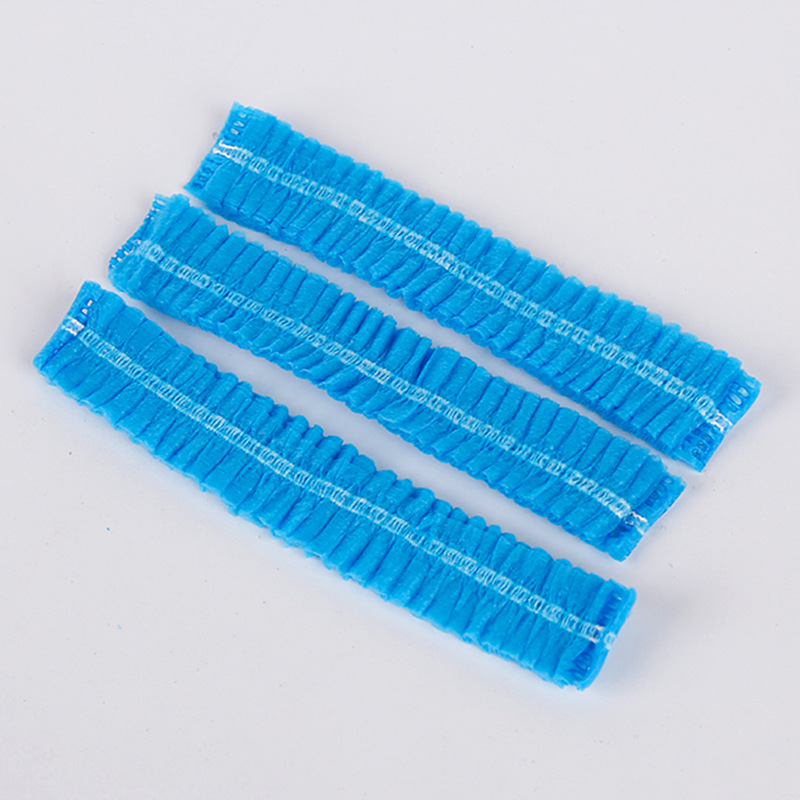 Wholesale Disposable Hats Head Cover Dustproof Chef Food Non-Woven Mesh Cap Beauty Salon Tattoo Embroidery Bar Cap