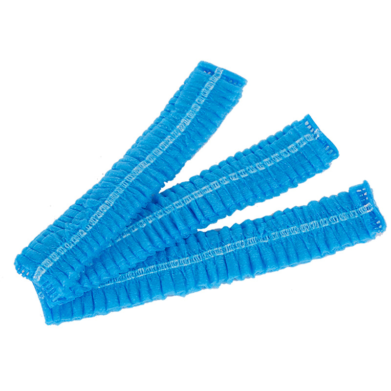 Wholesale Disposable Hats Head Cover Dustproof Chef Food Non-Woven Mesh Cap Beauty Salon Tattoo Embroidery Bar Cap