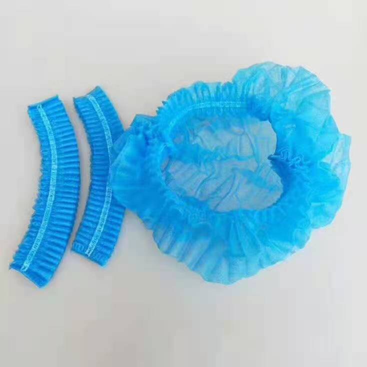 Wholesale Disposable Hats Head Cover Dustproof Chef Food Non-Woven Mesh Cap Beauty Salon Tattoo Embroidery Bar Cap