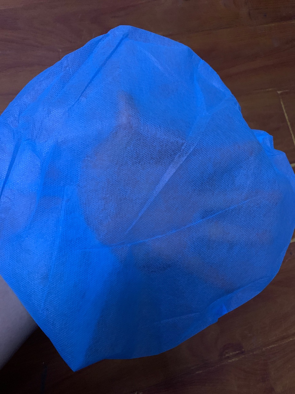 Disposable Thickened 35G Blue Non-Woven Fabric Dust Protection Cap Non-woven head cap