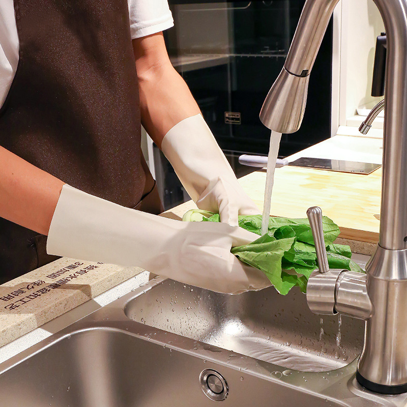 Liangxiu Nitrile Rubber Gloves Household Plastic Cleaning Kitchen Washing Clothes Nitrile Gloves