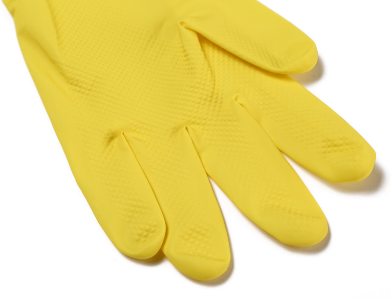 Single Cup Household Gloves Latex Gloves Home Washing and Washing Household Kitchen Cleaning Gloves Latex Thin