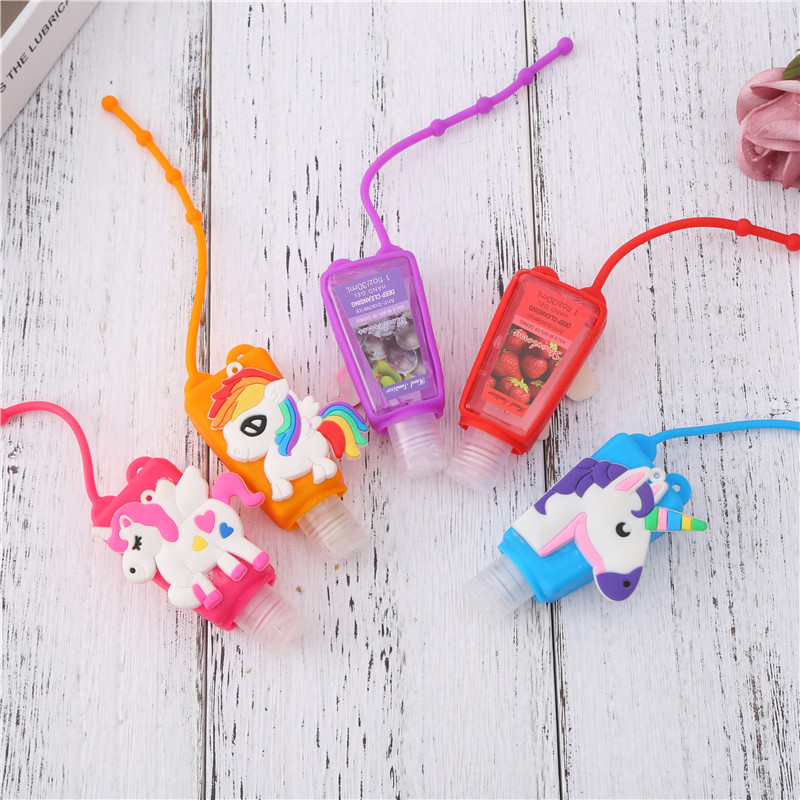 Cartoon-shaped Portable Hand Sanitizer for children is Safe and non-toxic