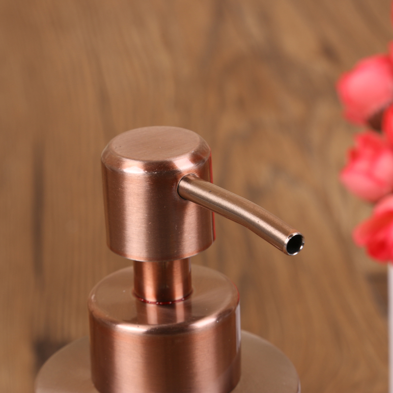 Factory Direct Sales Fashion Creative 304 Stainless Steel Soap Dispenser Hotel Hand Sanitizer Pump Bottle 250ml