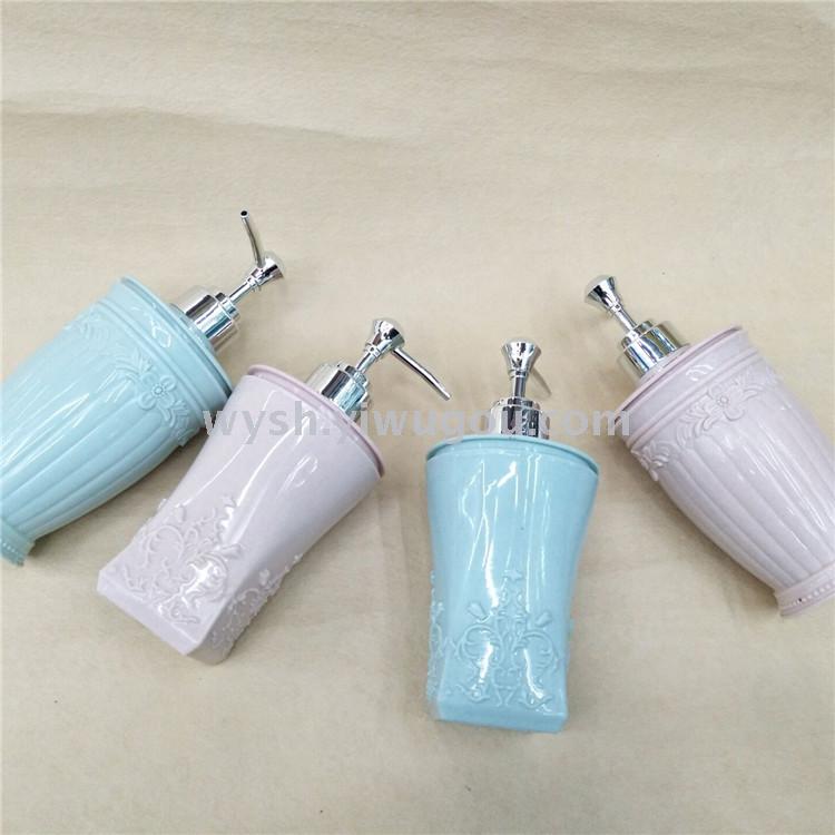 European-Style Carved Shower Gel Sub Bottle Hand Sanitizer Bottle Shampoo Fire Extinguisher Bottles Pump Bottle Lotion Bottle