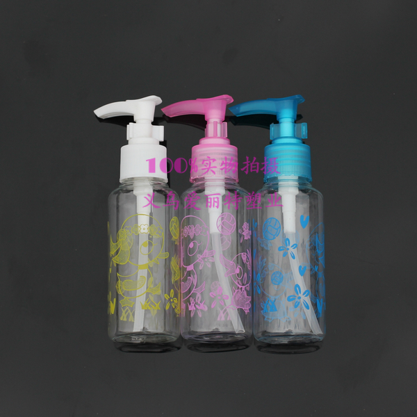 100 ml printing emulsion bottle cosmetic bottle hand sanitizer bottle PET bottle pressure pump