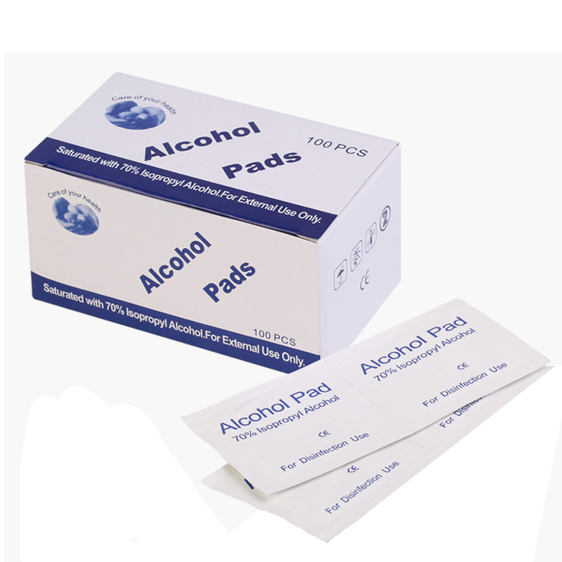 Alcohol Cotton Piece First Aid Sterilization Mobile Phone Tableware Disinfection Tablet Alcohol Wipes 100 Pieces