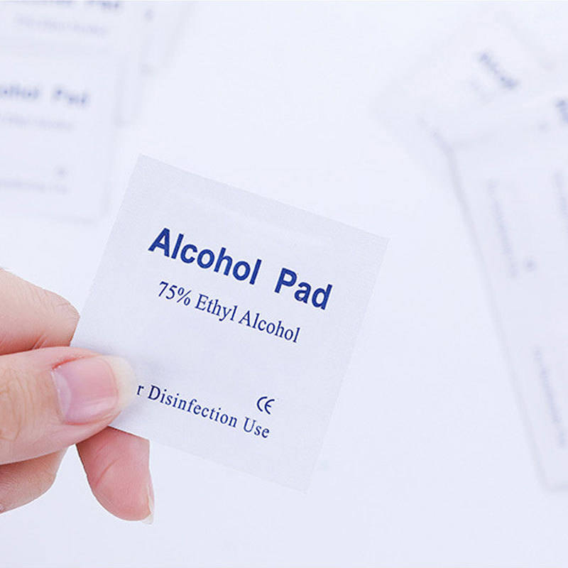 Currently Available 75 Medical Alcohol Cotton Piece Disposable 100 PiecesBox Alcohol Pad Disinfecting Wipes 3 6cm
