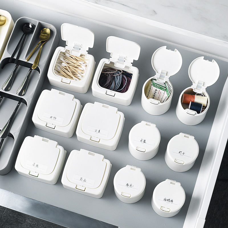 Type Cotton Box Toothpick Box Paper Clip Box Hair Accessories Box Pencil Case Alcohol Pad Box Sewing Kit Medicine Box