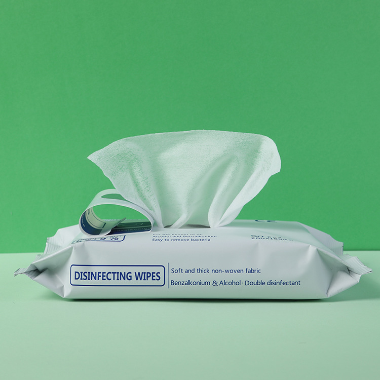 Cross-Border Foreign Trade Cotton Age Alcohol Disinfection Wipes Disposable Portable Student Household Cleaning Alcohol Pad 50 Sheets