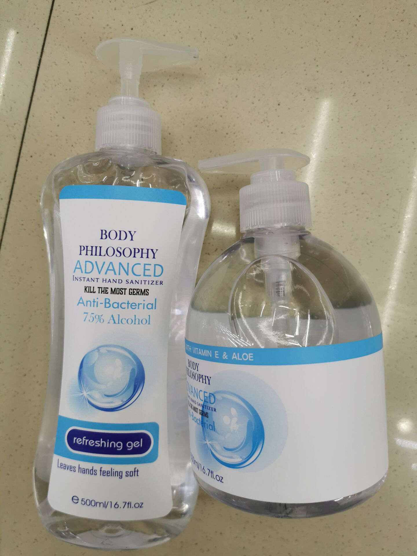 500 alcohol-based disinfectant gel water free hand sanitizer