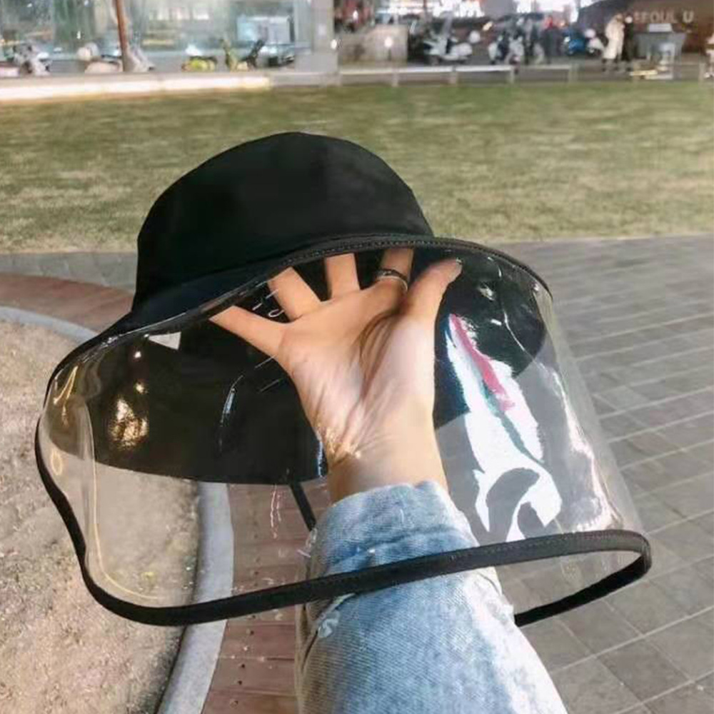 Anti-droplet Cap Protective Caps with Mask Protective Caps Men&#039;s and Women&#039;s Hats Summer Sun Hat Anti-Droplet Bucket Hat