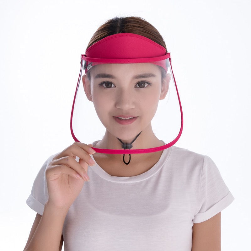 Electric Car Oil-Proof Smoke-Proof Protective Mask Anti-Droplet HD Wind-Proof Rain-Proof Hat Women Anti-droplet Cap