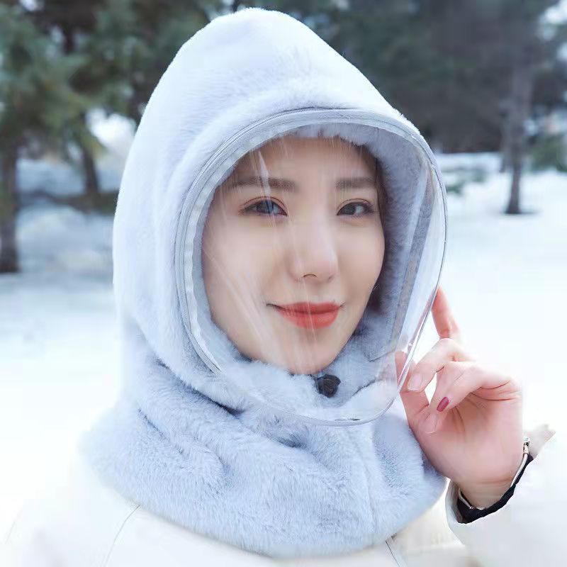 Hot Winter Wind-Proof Cap Cycling Sleeve Cap Toque Warm Hat Winter Neck Warmer Anti-droplet Cap