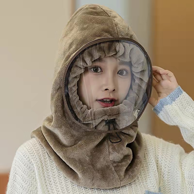 Hot Winter Wind-Proof Cap Cycling Sleeve Cap Toque Warm Hat Winter Neck Warmer Anti-droplet Cap