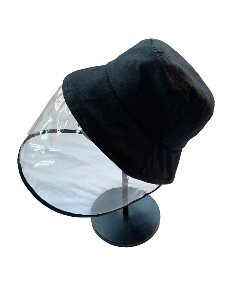 Anti-droplet Cap  Hat with Mask Protective Caps Anti Spitting Spring and Summer Boy and Girl Sunshade Hat Bucket Hat