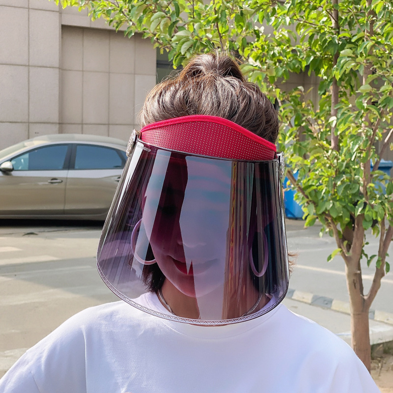 Sun Hat Female Sun-Proof Face Cover UV Protection Mask Male Summer Wide Anti-droplet Cap