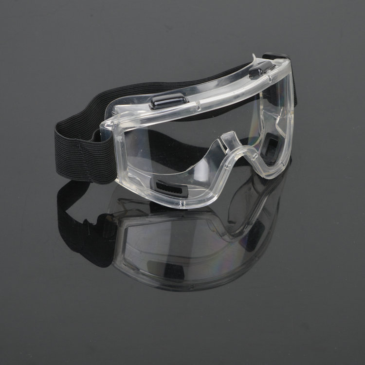 Dust-Proof Anti-Fog Four-Hole Wind Mirror Sports Safety Eye Protection Glasses Fully Enclosed Sealed Labor Protection Welding Protective Goggles