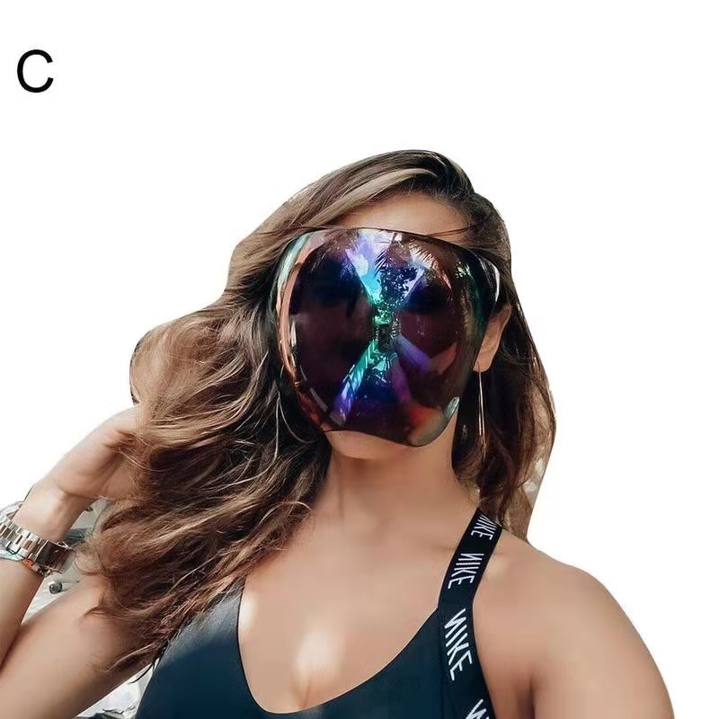 Cross-Border Outdoor HD PC Anti-Droplet Splash Protective Mask Multi-Color Detachable Nose Pad Riding Safety Goggles