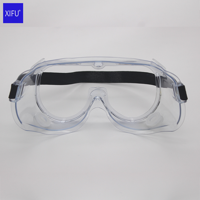 XIFU Brand Anti-Fog Goggles Protective Transparent Lens Splash-Proof Goggles Safety Goggles with Ventilation Device