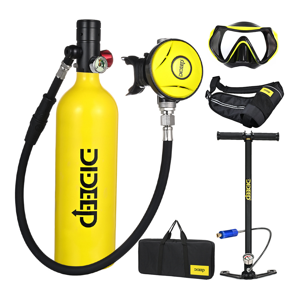 New X4000pro Underwater Respirator Scuba Submersible Equipment 1l Capacity Portable Diving Respirator