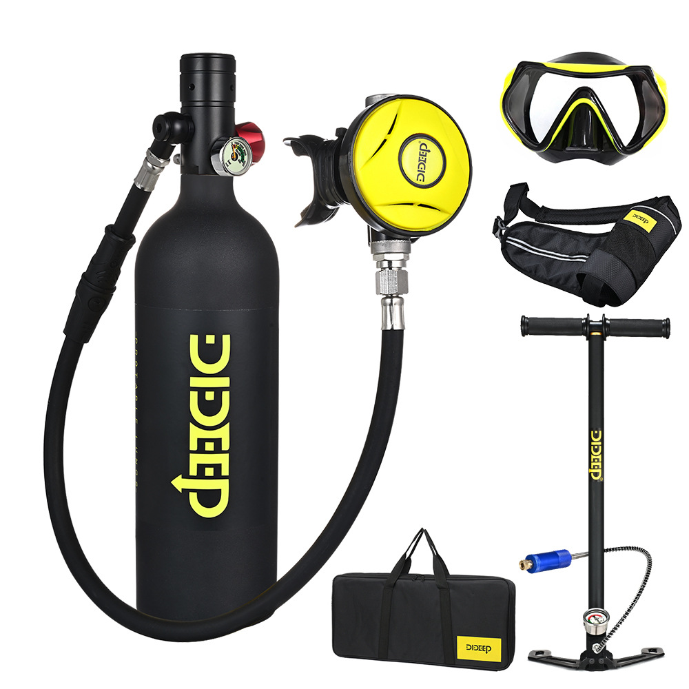 New X4000pro Underwater Respirator Scuba Submersible Equipment 1l Capacity Portable Diving Respirator