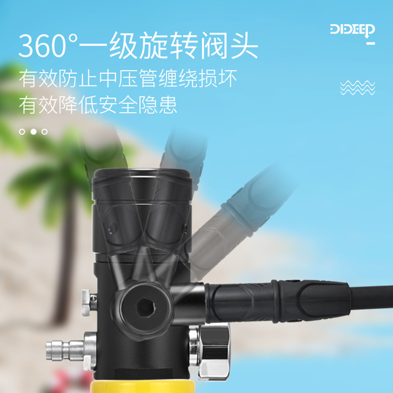 New X4000pro Underwater Respirator Diving Oxygen Cylinder 1l Capacity Portable Diving Respirator