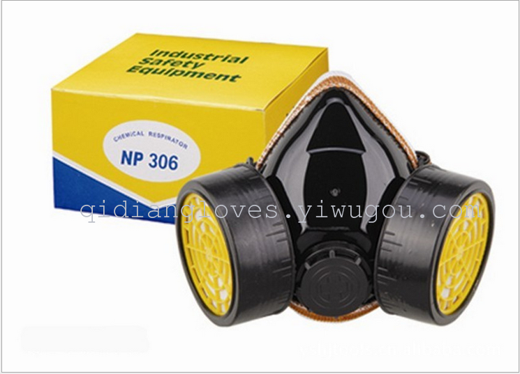 Factory direct supply pair of pot respirators 306 respirator gas mask